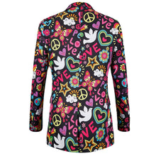 Load image into Gallery viewer, mens jacket slim fit Halloween print floral Men suits blazer euro plus size 4XL Tuxedo prom men clothing