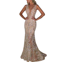 Load image into Gallery viewer, Womens Formal Wedding Bridesmaid Long Evening Party Prom Cocktail Maxi Dress