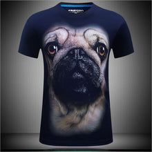 Load image into Gallery viewer, Men's animal T-Shirt orangutan/gas monkey/Wolf 3D Printed T-Shirts Men Funny tees tops tee shirt large size