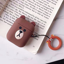 Load image into Gallery viewer, Cartoon Wireless Bluetooth Earphone Case For Apple AirPods Silicone Headphones Cases For Airpods 2 Protective Cover