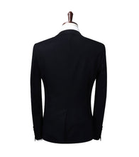 Load image into Gallery viewer, Suits Wedding Groom Plus Size 4XL 3 Pieces(Jacket+Vest+Pant) Slim Fit Casual Tuxedo Suit Male
