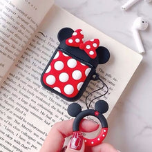 Load image into Gallery viewer, Cartoon Wireless Bluetooth Earphone Case For Apple AirPods Silicone Headphones Cases For Airpods 2 Protective Cover