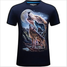 Load image into Gallery viewer, Men's animal T-Shirt orangutan/gas monkey/Wolf 3D Printed T-Shirts Men Funny tees tops tee shirt large size